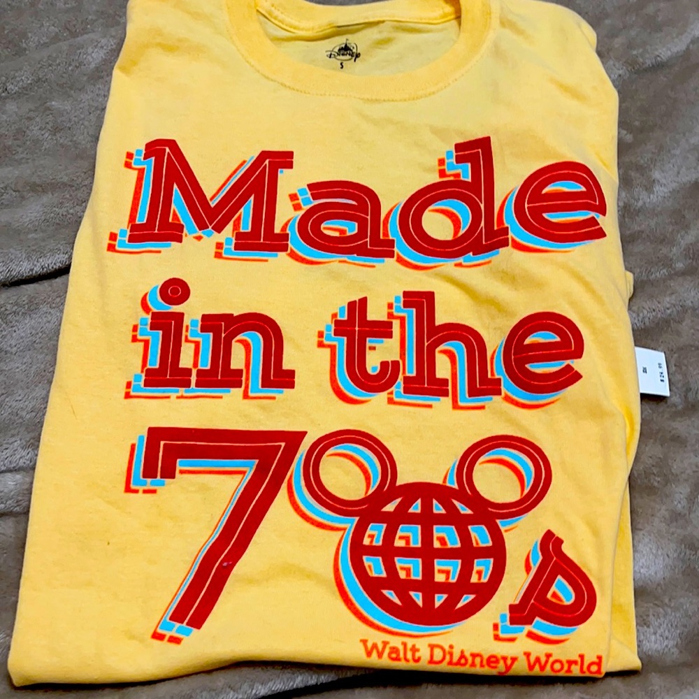 Disney Tshirt size S- Made in the 70’s NWT